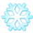 Snow Flake Icon 48x48 png