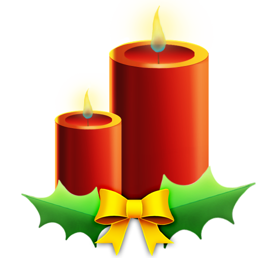 Candles With Ribbon Icon 512x512 png
