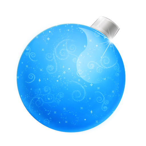 Christmas Ball Blue Icon 512x512 png