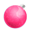 Christmas Ball Pink Icon 64x64 png