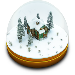 Xmas Snow Globe Icon 256x256 png