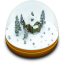 Xmas Snow Globe Icon 64x64 png