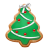 Christmas Tree Cookie Icon
