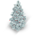 Snowy Xmas Tree Icon