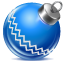 Ball Blue 1 Icon 64x64 png