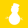 Christmas Snowman Icon 96x96 png