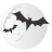 Bats Moon Icon