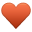 Red Brown Heart Icon 32x32 png