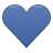 Pale Blue Heart Icon