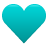 Sky Blue Heart Icon