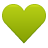 Strong Green Heart Icon