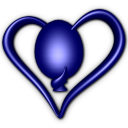 Heart Balloon Icon 128x128 png