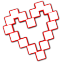 Heart Cube Icon 128x128 png