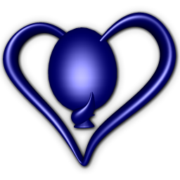 Heart Balloon Icon 256x256 png