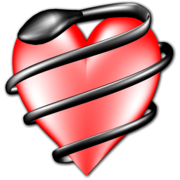 Heart Snake Icon 256x256 png