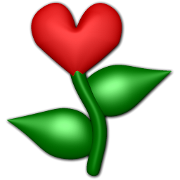Valentines Flower Icon 256x256 png