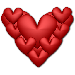 Valentines Heart Icon 256x256 png