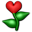 Valentines Flower Icon 32x32 png