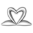 Heart Swan Icon