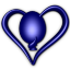Heart Balloon Icon 64x64 png