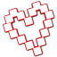 Heart Cube Icon 64x64 png