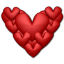 Valentines Heart Icon 64x64 png