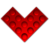 Heart Lego Icon 96x96 png