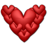 Valentines Heart Icon 96x96 png