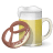 Beer And Pretzel Icon
