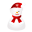 Sleepy Snowman Icon 32x32 png