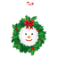 Snowman Wreath Icon 64x64 png