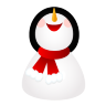 Smiling Snowman Icon 96x96 png