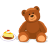 Teddy Bear Icon 48x48 png