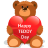 Teddy Balloon Love Icon 48x48 png