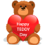 Teddy Balloon Love Icon 64x64 png