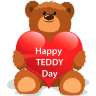 Teddy Balloon Love Icon 96x96 png