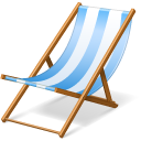 Beach Chair Icon 128x128 png