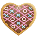 Valentine Cookie 2 Icon 128x128 png