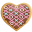 Valentine Cookie 2 Icon 32x32 png