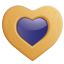 Valentine Cookie 6 Icon 64x64 png