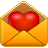 Email Love Icon 96x96 png