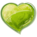 Heart Green Icon 128x128 png