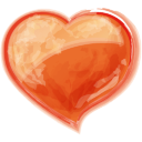 Heart Orange Icon