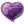 Heart Violet Icon 24x24 png