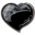 Heart Black Icon 32x32 png
