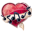 Heart Music Icon 32x32 png