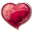 Heart Red Icon 32x32 png
