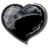 Heart Black Icon 48x48 png