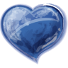 Heart Blue Icon 96x96 png