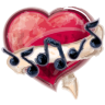 Heart Music Icon 96x96 png